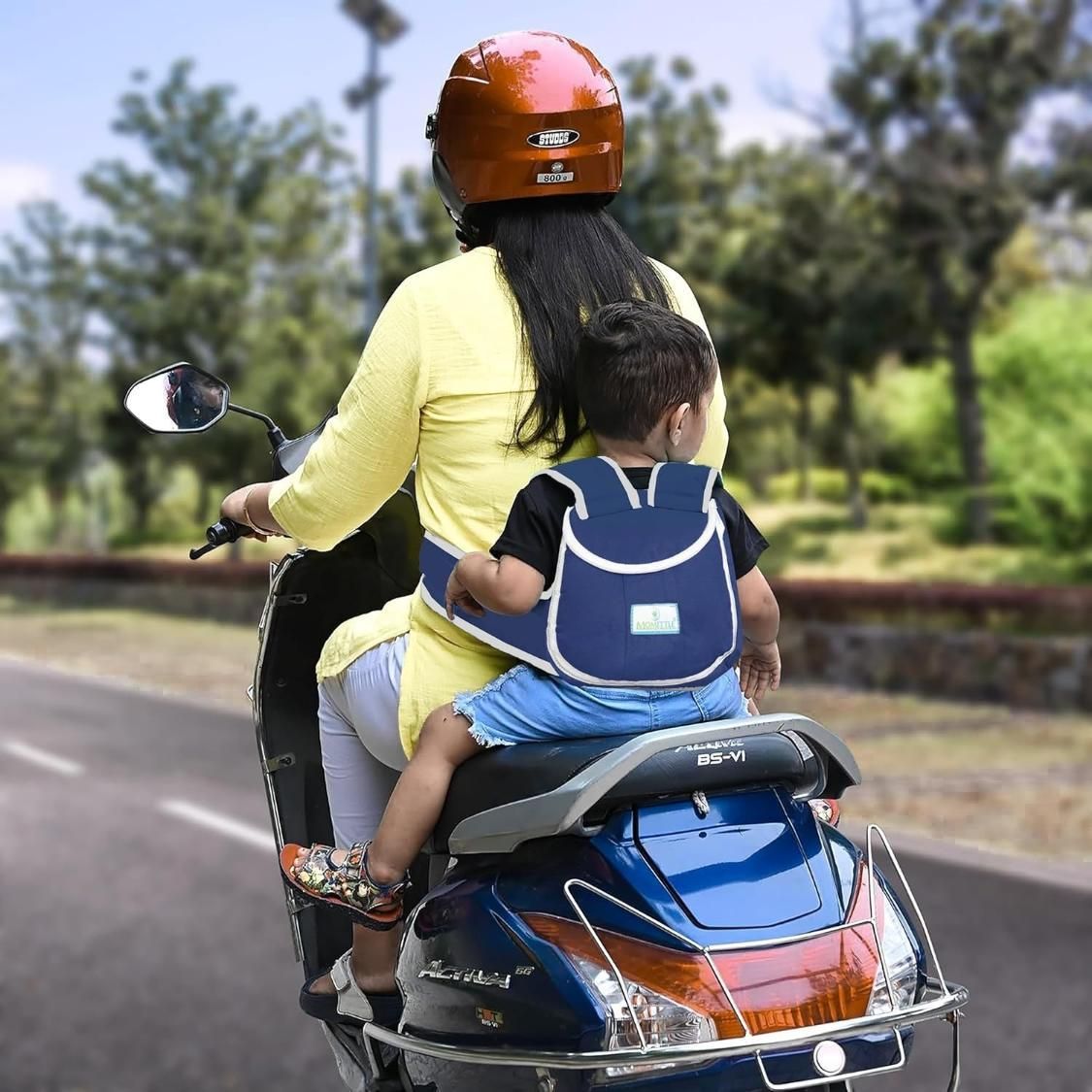 KiddoRide Safety Strap For 2 Wheeler