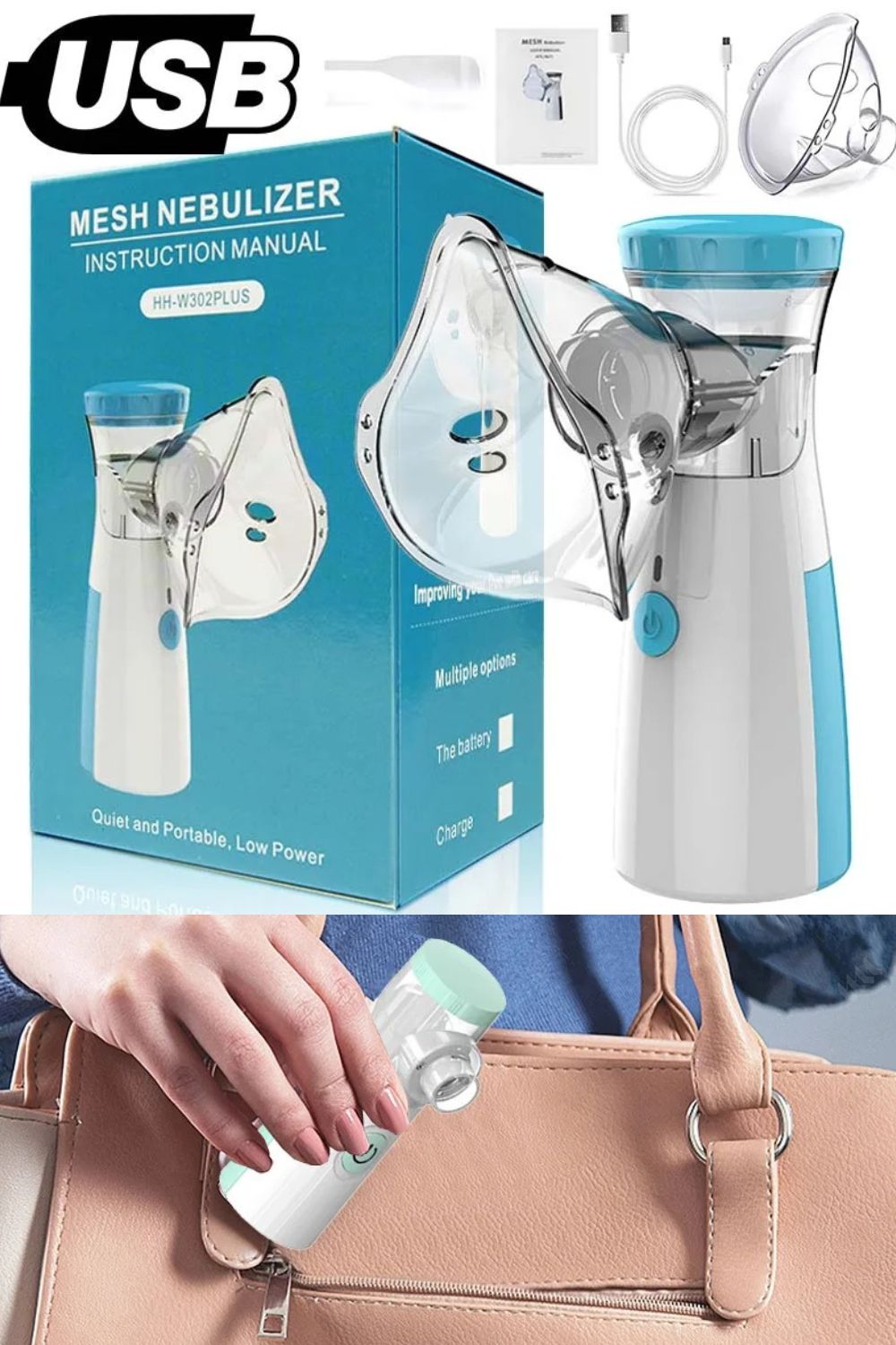 NanoMist™ Steamer & Portable Nebulizer for Kids and Adults