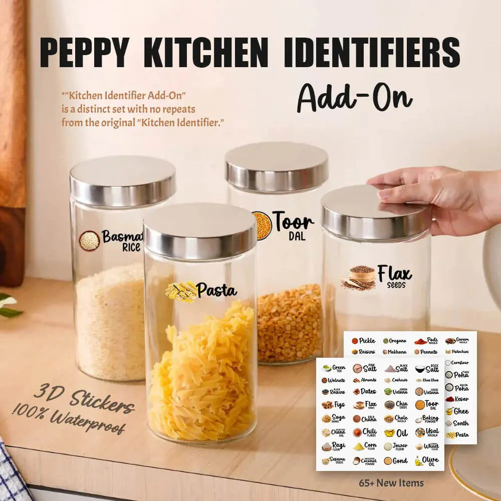 SpiceTag - Kitchen Spice Jar Label Stickers
