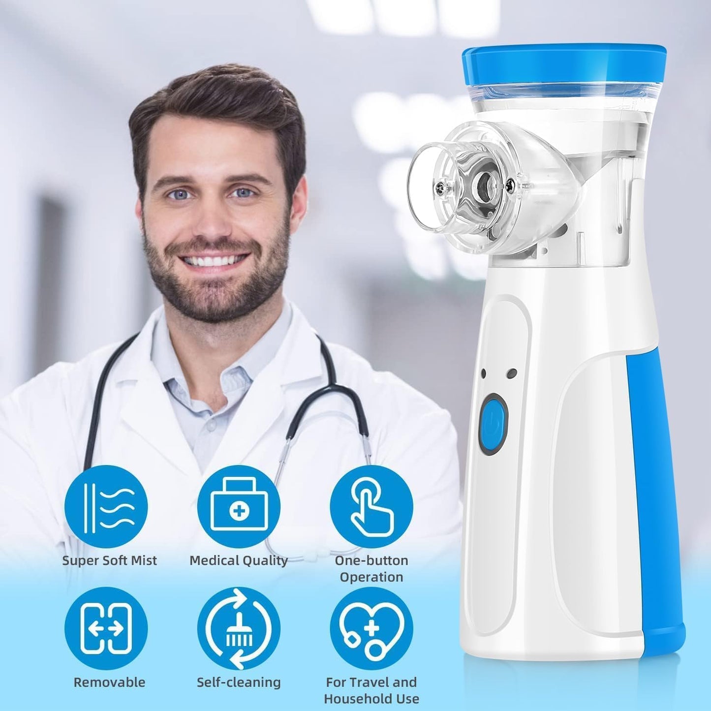 NanoMist™ Steamer & Portable Nebulizer for Kids and Adults