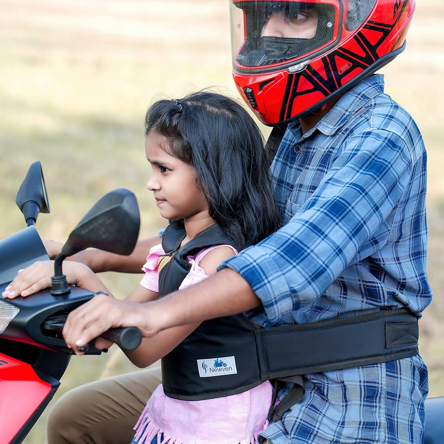 KiddoRide Safety Strap For 2 Wheeler