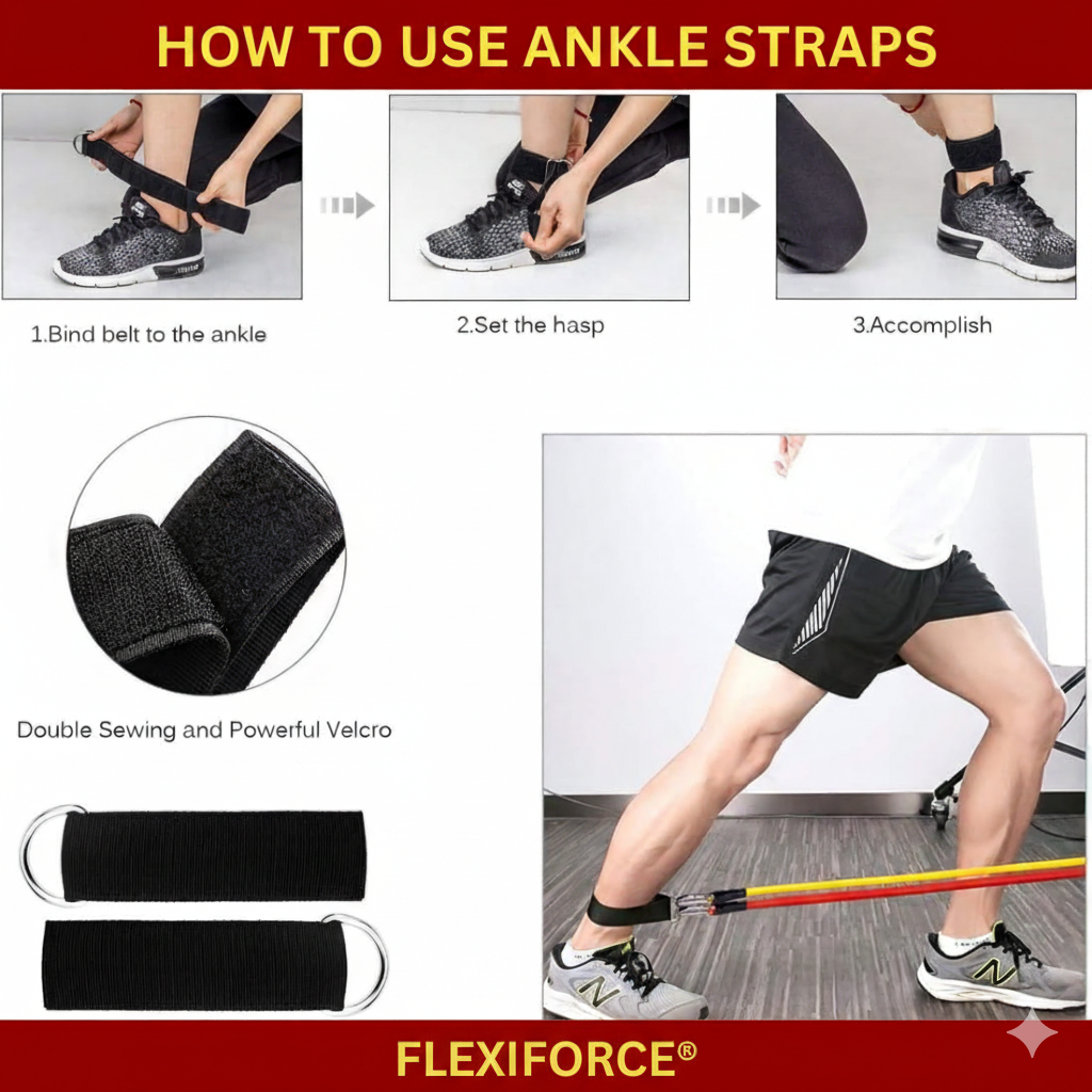 FlexiForce Resistance Bands For Workout (Set of 11)